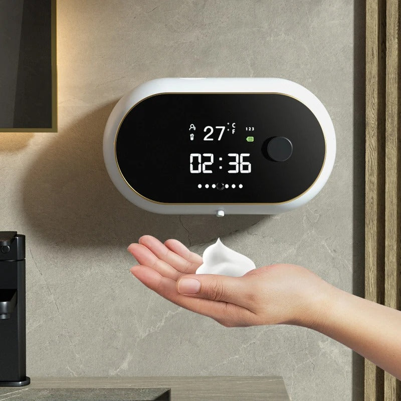 Hygienisk handtvätt med automatisk tvålpump!