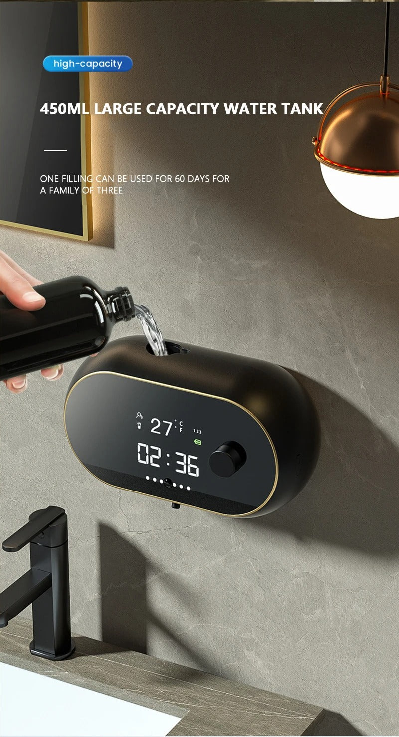 Hygienisk handtvätt med automatisk tvålpump!
