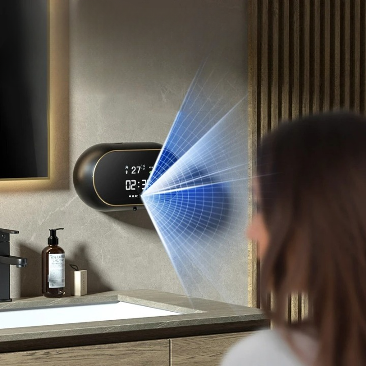 Hygienisk handtvätt med automatisk tvålpump!